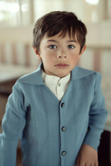 Anchor Embroidered Jacket Sapphire