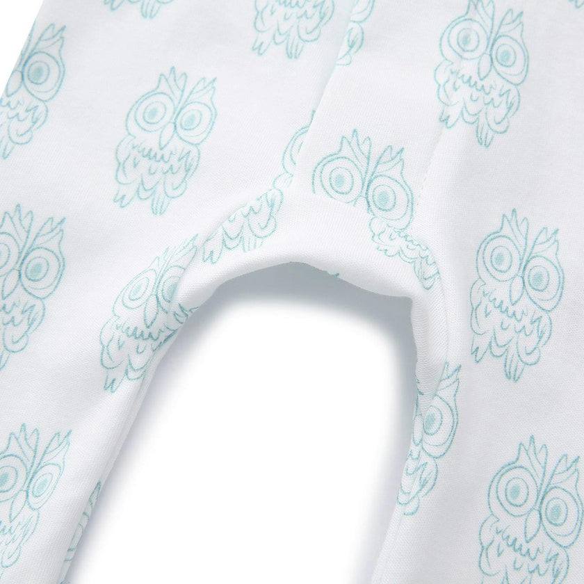Footie Pajama Sleepsuit - Petite Chouette Green