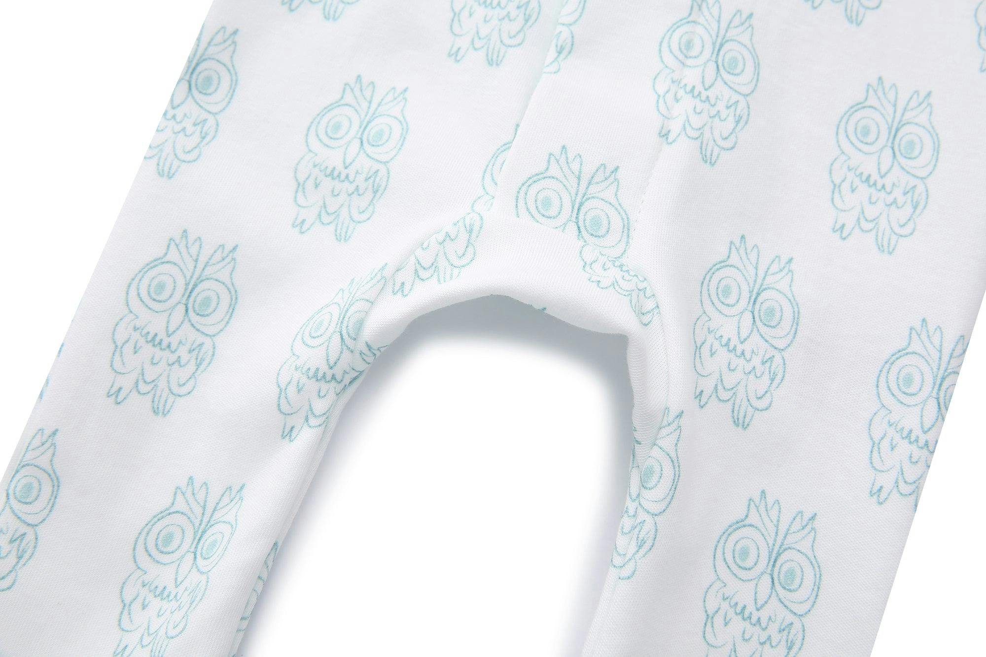 Footie Pajama Sleepsuit - Petite Chouette Green