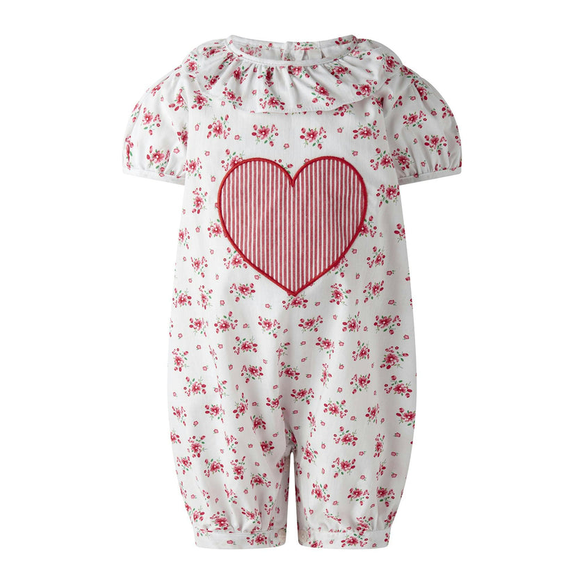 Floral Heart Applique Bubble