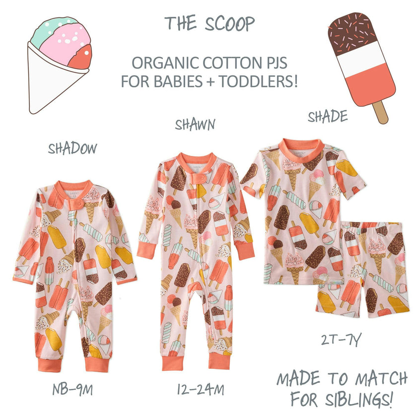 SHADE Snug-fit 2-Piece Toddler Pajamas for Boys & Girls