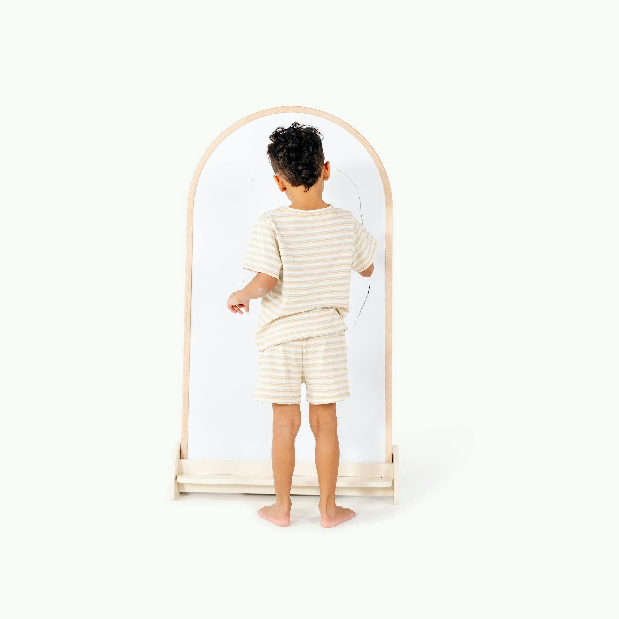 Wooden Arched Chalkboard Stand