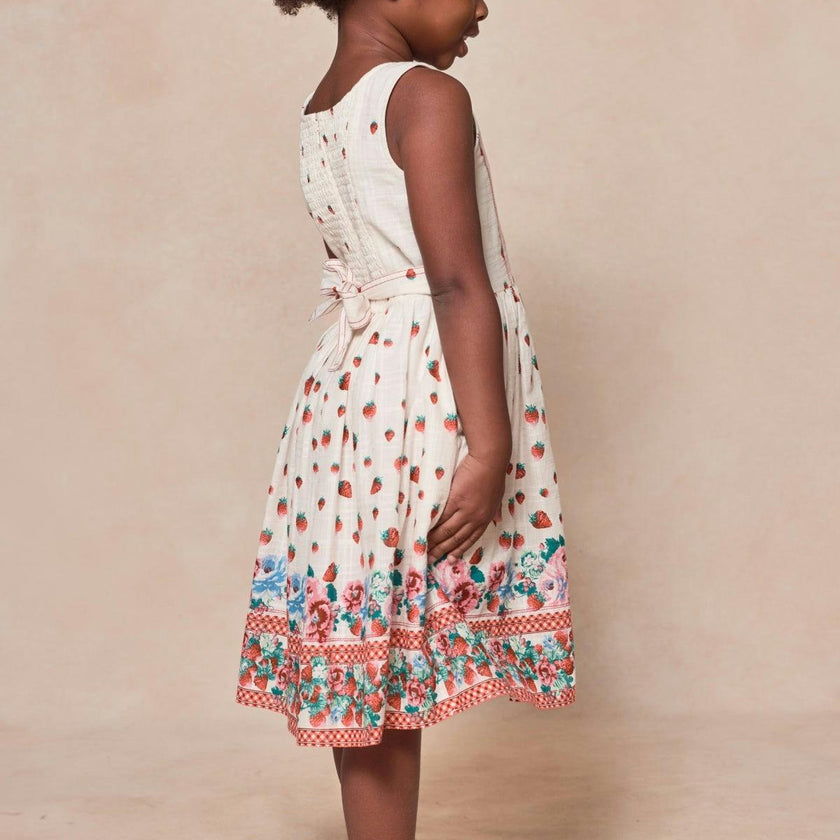 Mini Sadie Dress in Strawberry Vintage Tier