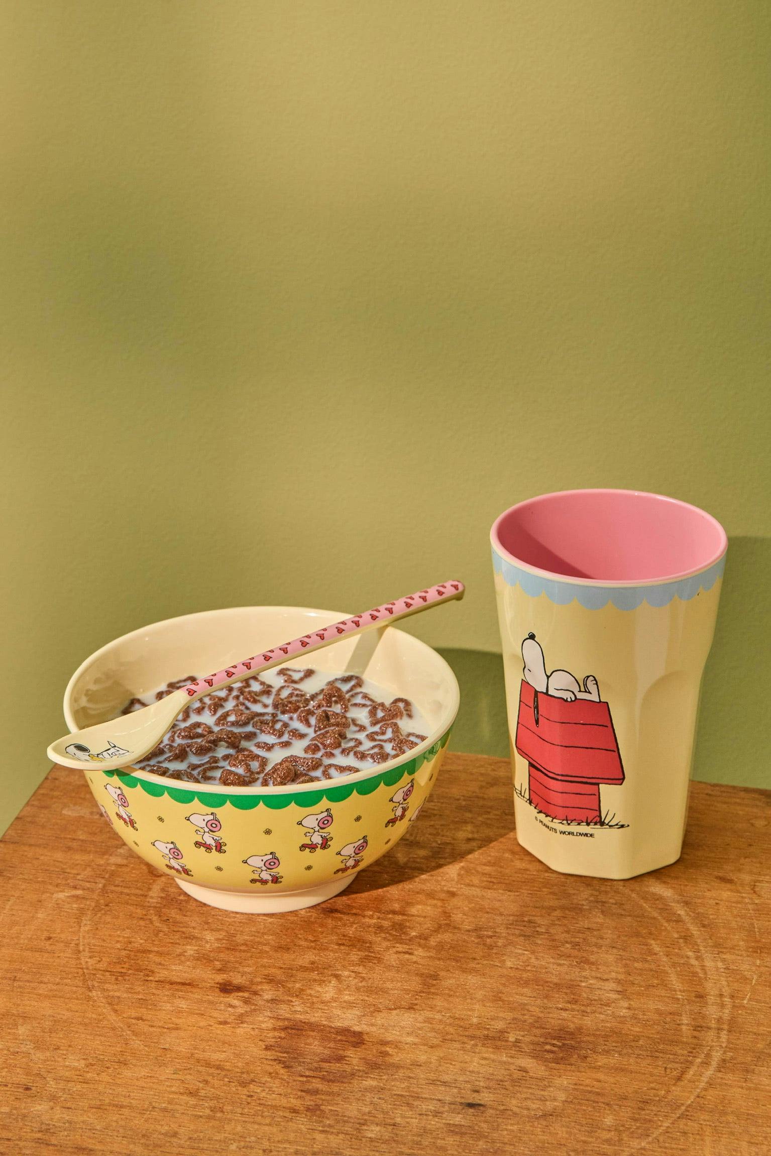 Melamine Latte Spoons - Snoopy...Set of 6 Spoons