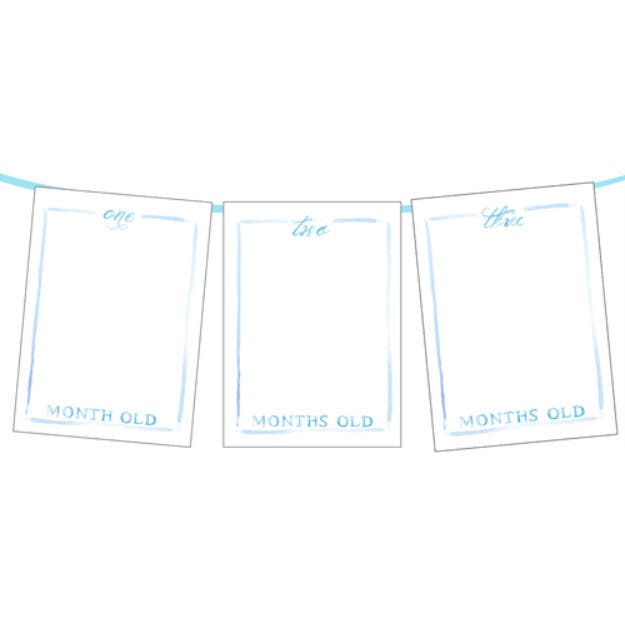 Add-A-Picture Monthly Banner - Blue
