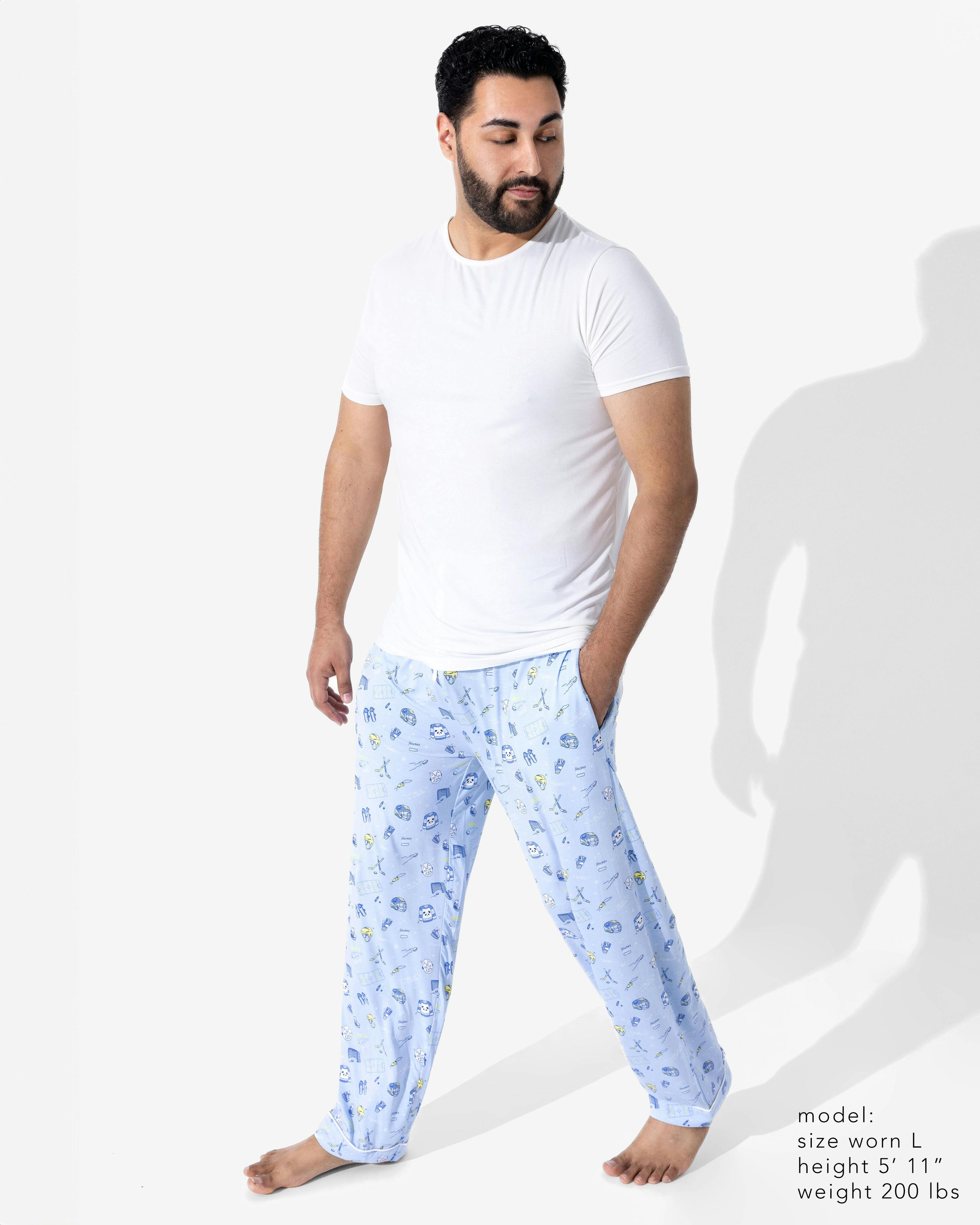 Hockey Bamboo Men's Pajama Set
