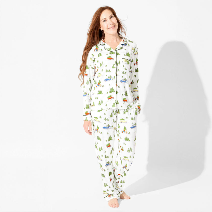 Christmas Tree Farm Bamboo Women's Pajama Set