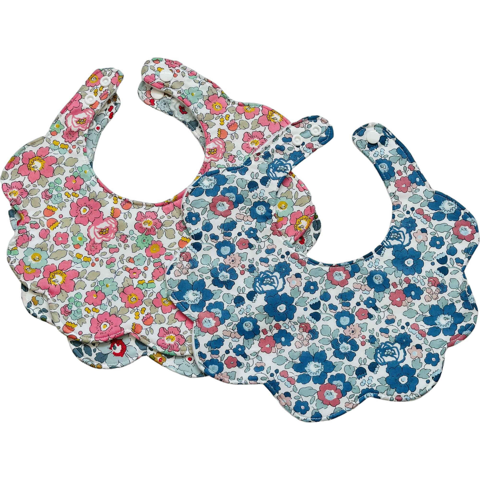 Liberty Of London Scallop Baby Dribble Bib - Betsy