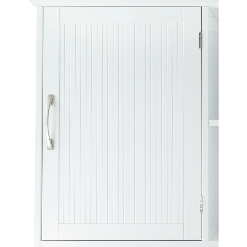 Newport Contemporary Wooden Over-the-Toilet Storage Cabinet with Shelves