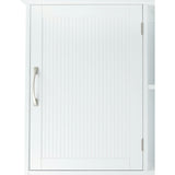 Newport Contemporary Wooden Over-the-Toilet Storage Cabinet with Shelves