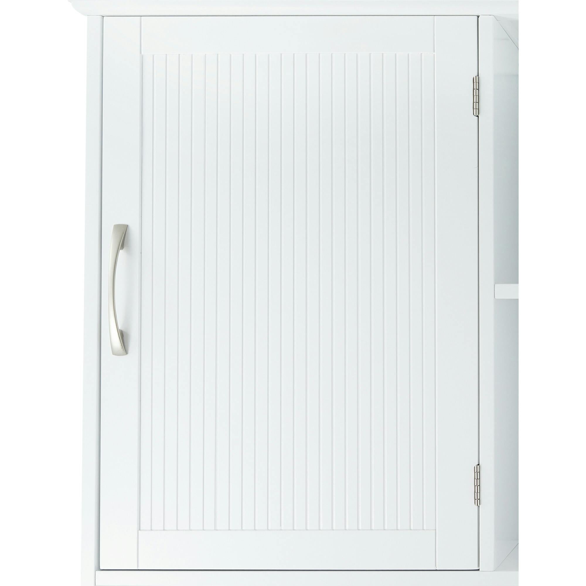 Newport Contemporary Wooden Over-the-Toilet Storage Cabinet with Shelves