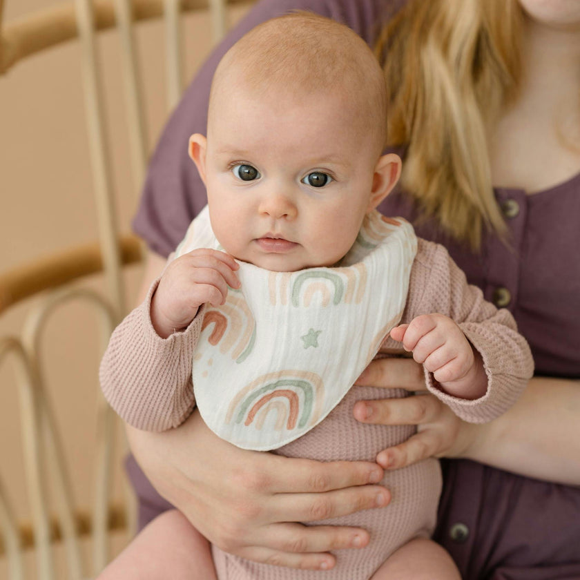 Parker Butterfly Cotton Bandana Baby Bib (3 Pack)