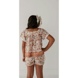 Square Neck Peasant Top