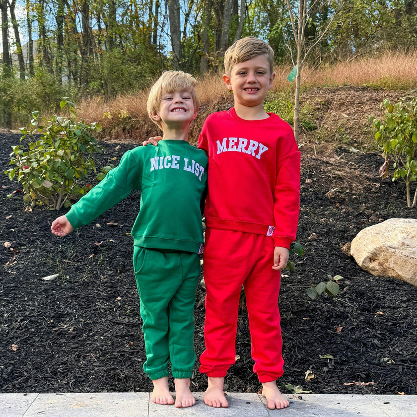Red Jogger Sweatpants