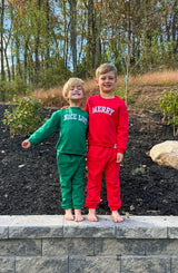Red Jogger Sweatpants