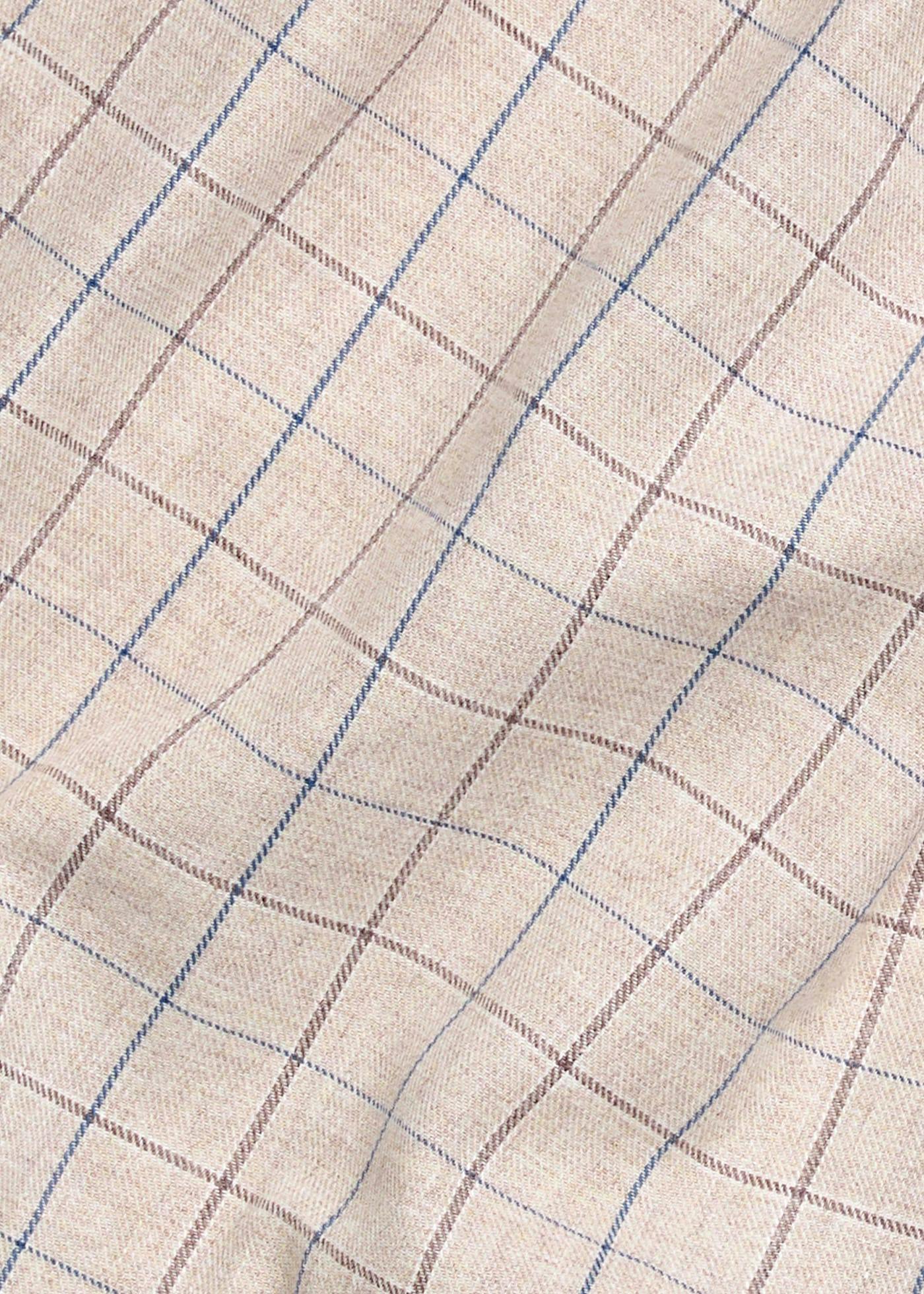 Smocked Natalie Bubble - Durham Windowpane