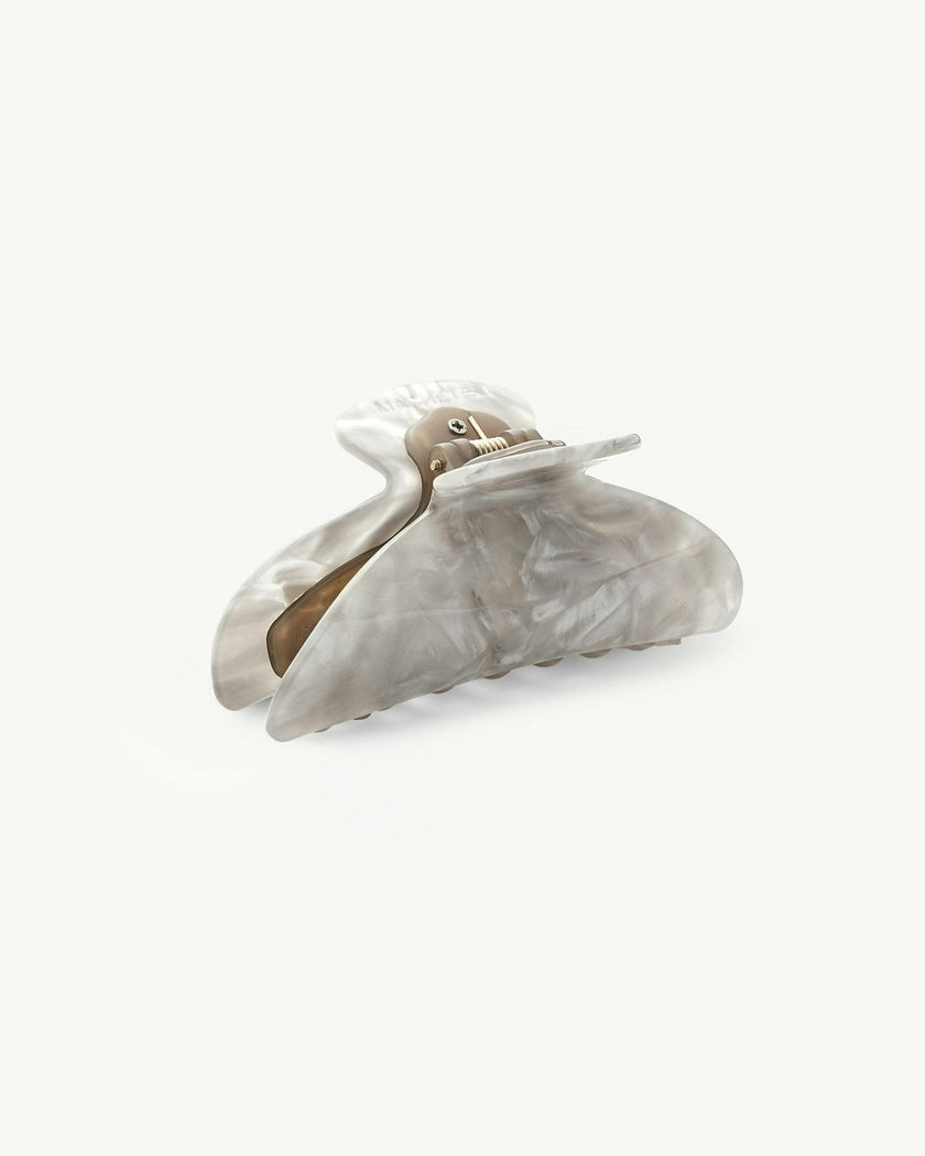 Midi Heirloom Claw in Grey Shell
