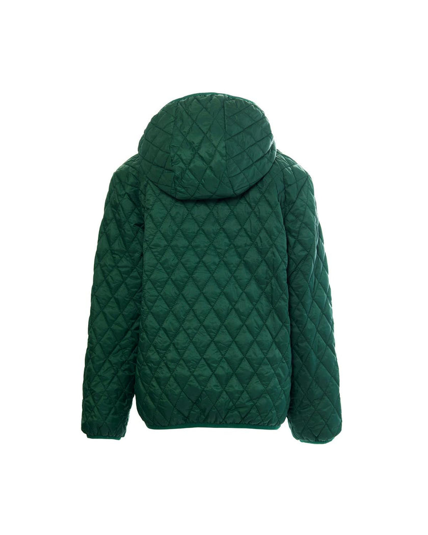 Kids Puffer Jacket in Ivy Green