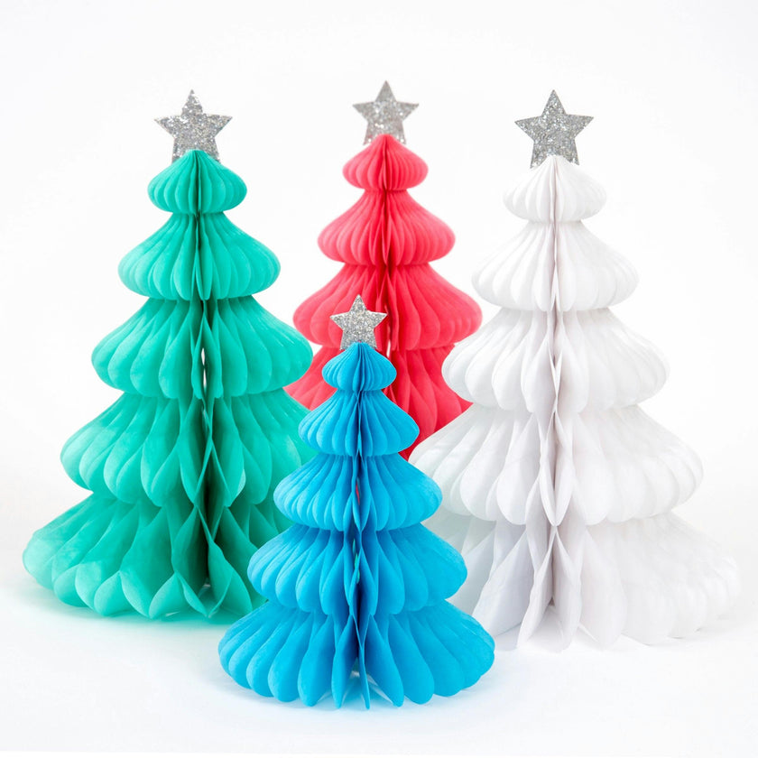 Rainbow Forest Honeycomb Decorations