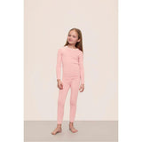 Kids TENCEL™ Modal Unisex Long PJ Set, Pink