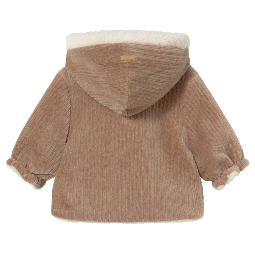 Brown Reversible Fur Jacket