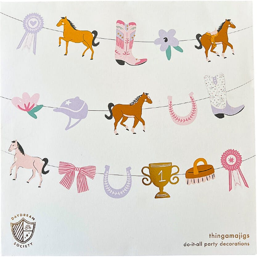 Pastel Rodeo Party Garland