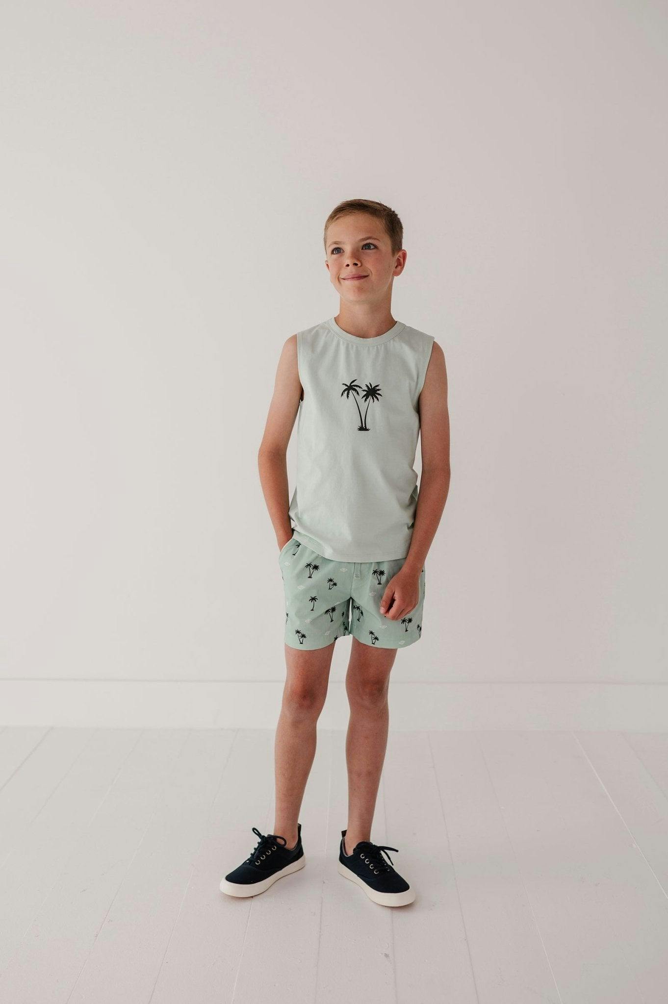 Boy's Twill Beach Shorts