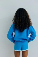 Clover Sweatshirt Pool Blue