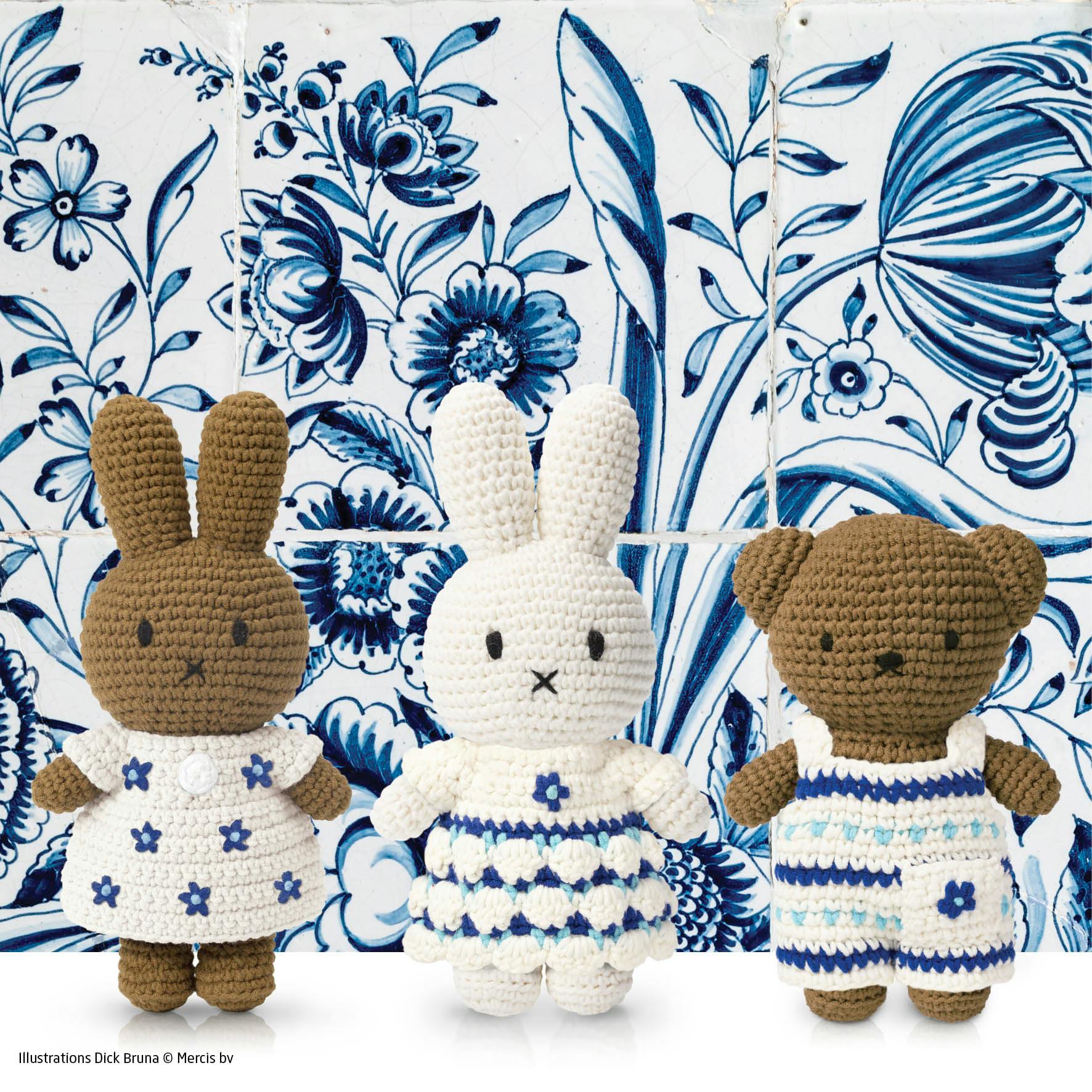 Boris in his handmade Delft Blue Overall