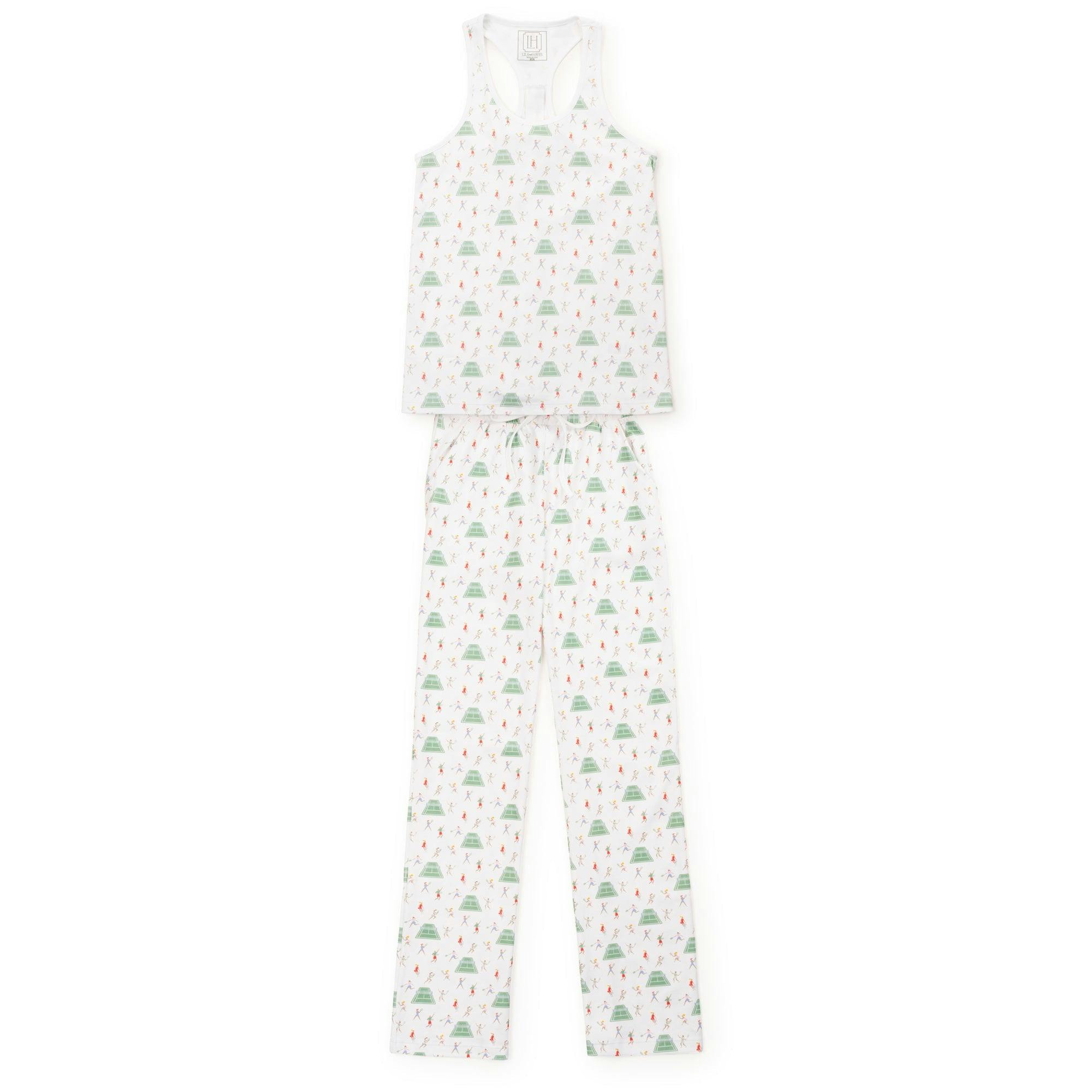 Sharon Women's Pajama Pant Set - Tennis Life