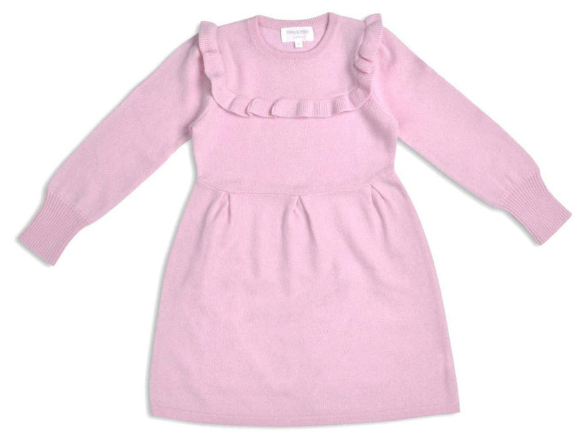 Ruffled Bib Dress| cashmere/ merino