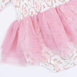 Cameo Ballet Shoes - Long Sleeve Smocked Bubble with Tutu