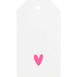 Neon Heart Gift Tags