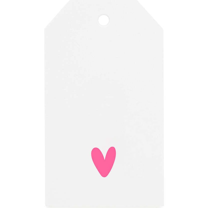 Neon Heart Gift Tags