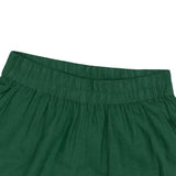 women's palma green linen pants