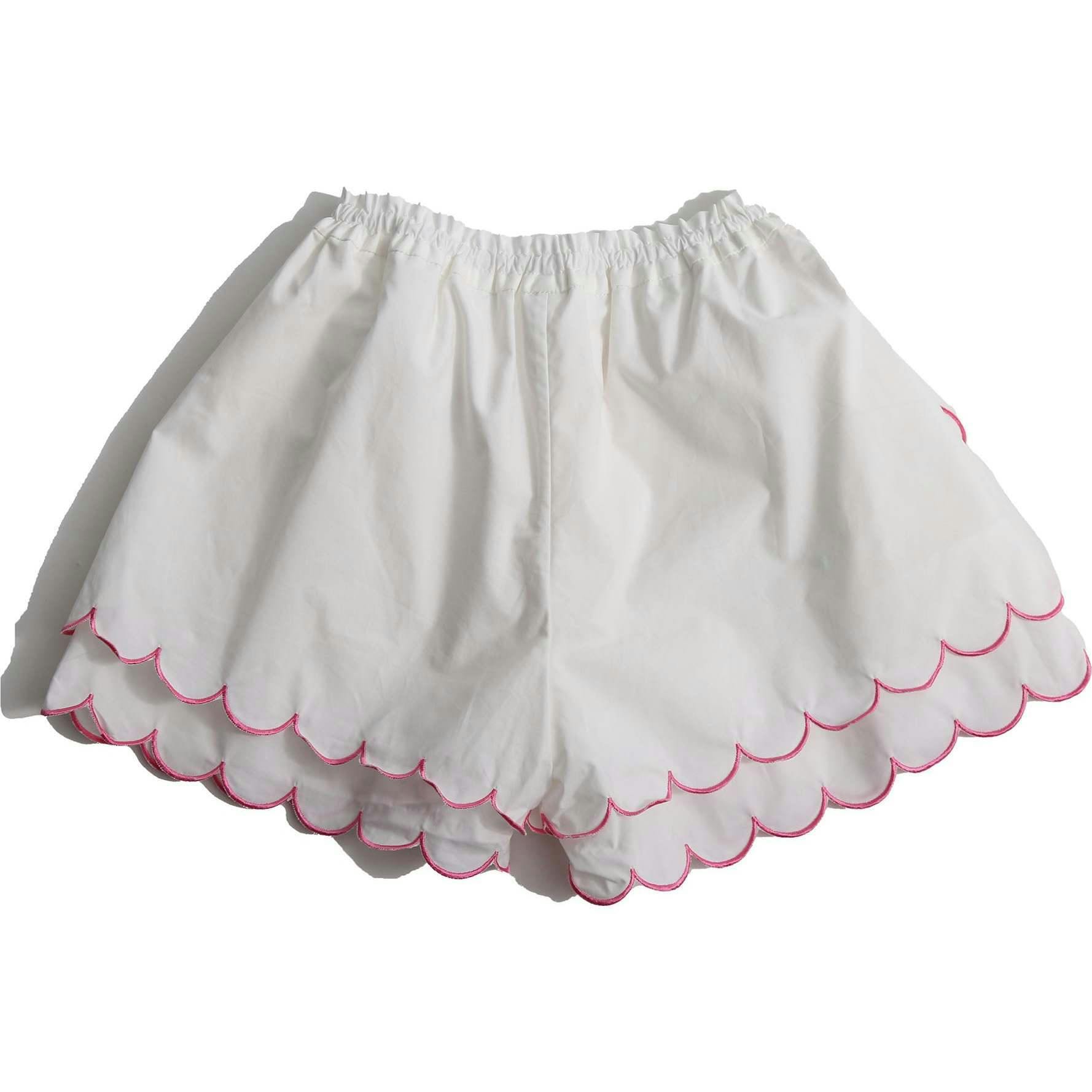 LAUREL SCALLOPED SUMMER SHORTS