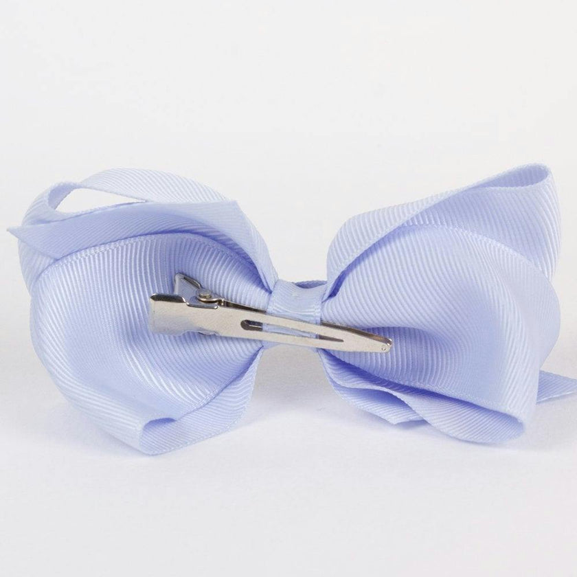 Extra Large Bow Hair Clip in Bluebell