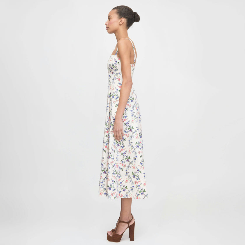 The Margot Dress - Pink Scallop Bow Chintz