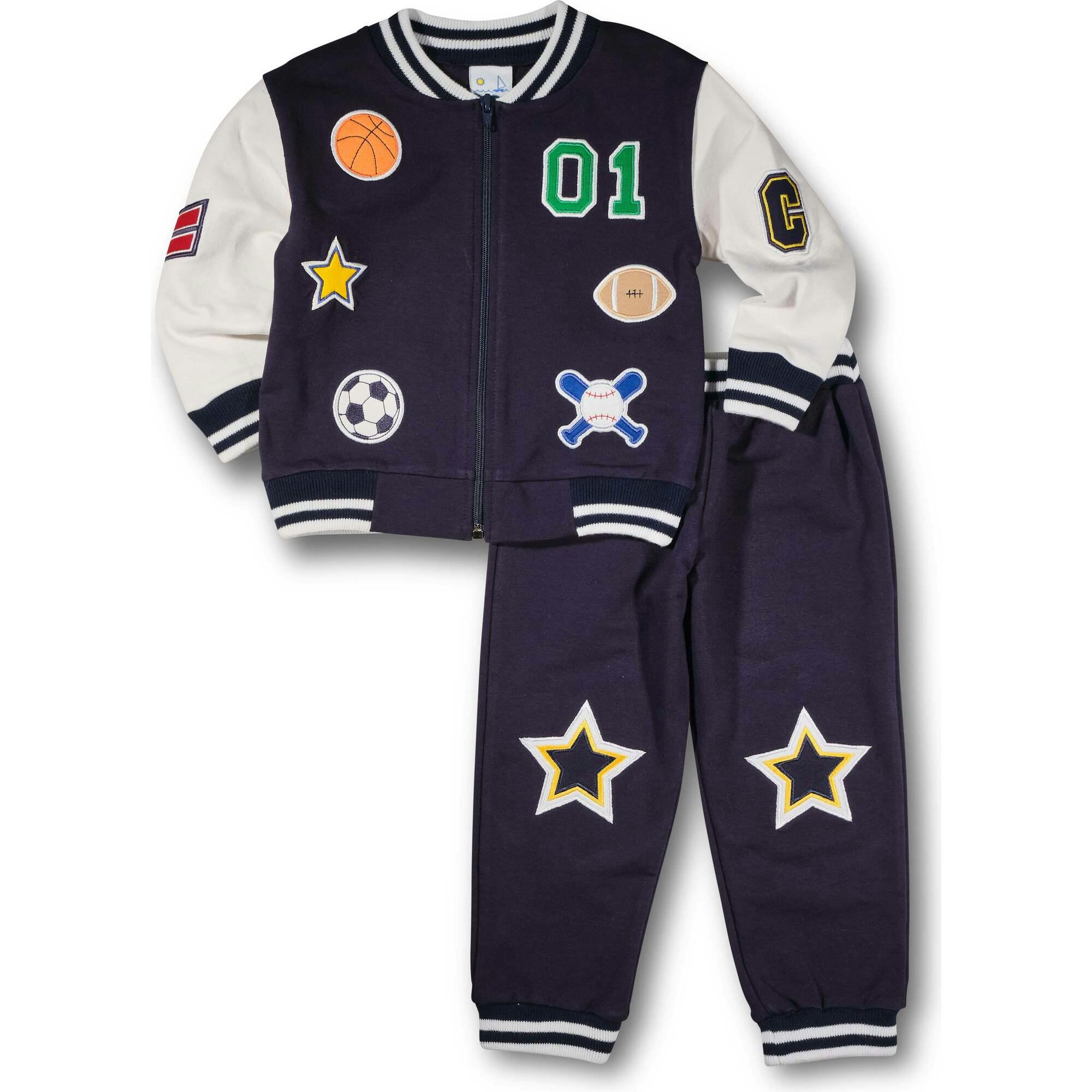 French Terry Pants With Stars