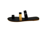 Trompe L'Oeil Women's Leather Slides