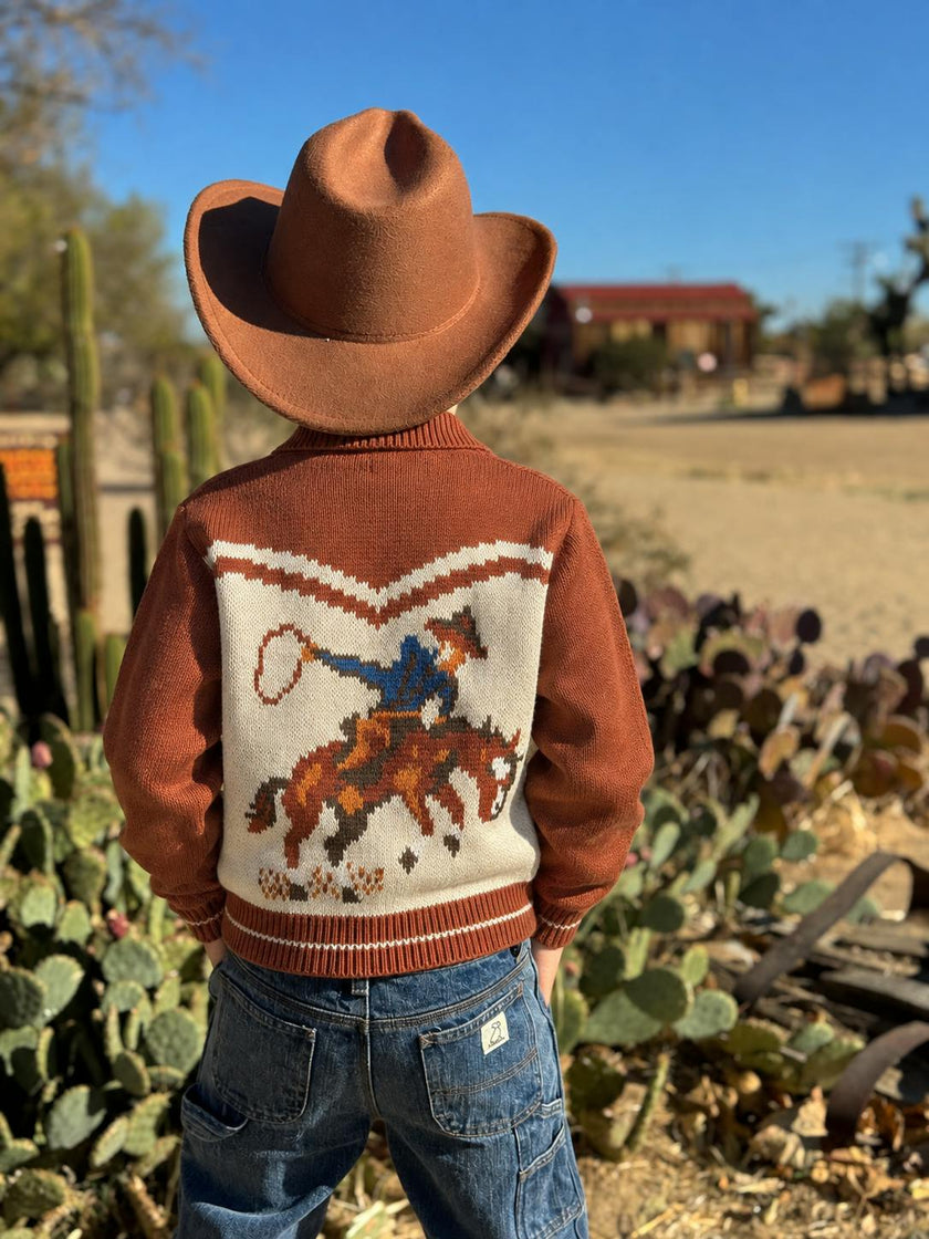 YEEHAW cowboy cardigan