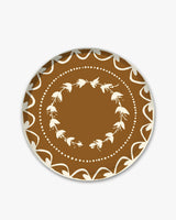 Fête Dinner Plate Set in Brass