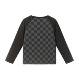 Boys Raglan Graphic Tee | Glow Dancing Skeletons - Black