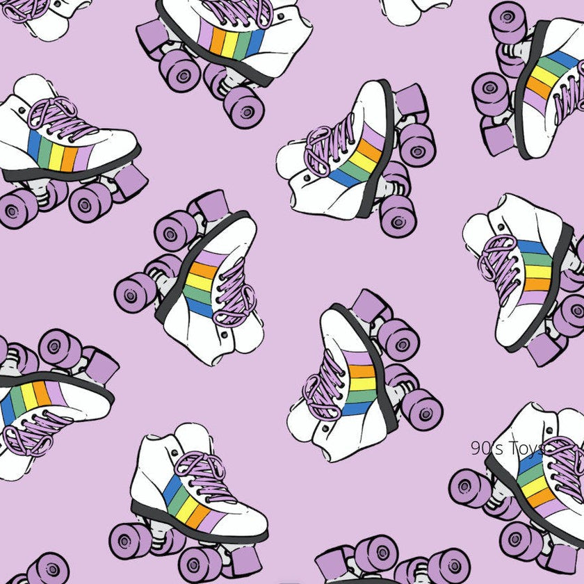 Bubble Romper in Roller Skates