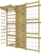 Walnut 79" | 9-in-1 Swedish Ladder Wall Gym for Lower Ceilings