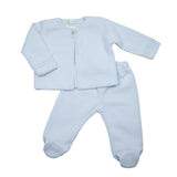 Hand Smocked Layette Set - Lt.Blue