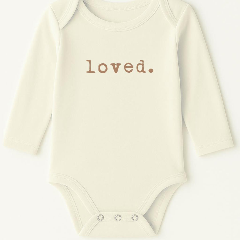 Loved Clay Organic Cotton Baby Bodysuit Long Sleeve
