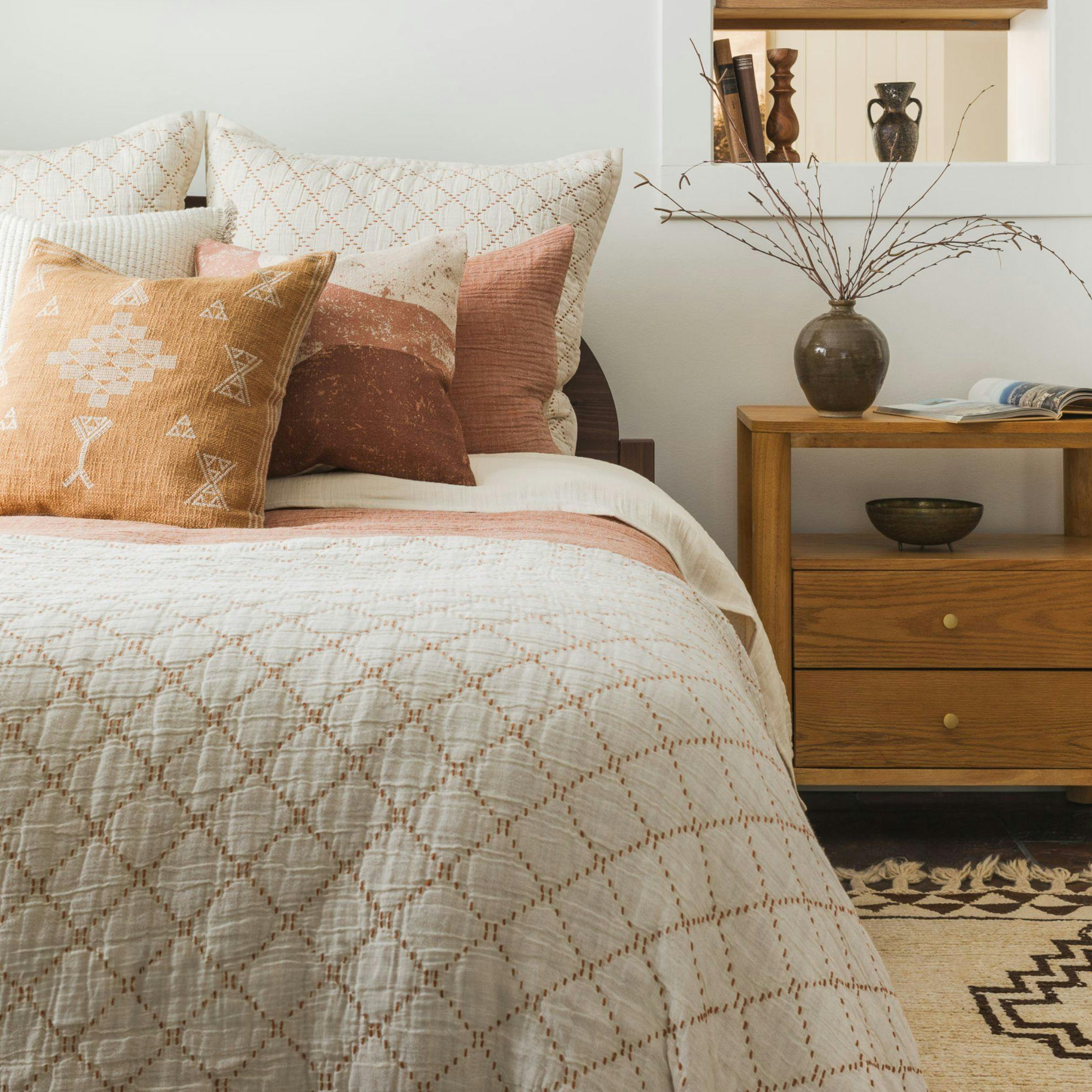 Sage Fringe Bedspread