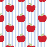 Walker Boys' Short Set - Schoolhouse Apples Blue
