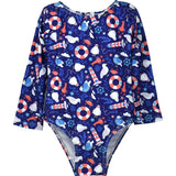 UPF 50+ Charlie L/S Rash Guard Swimsuit